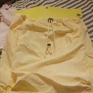 Yellow Drawstring Backpack
